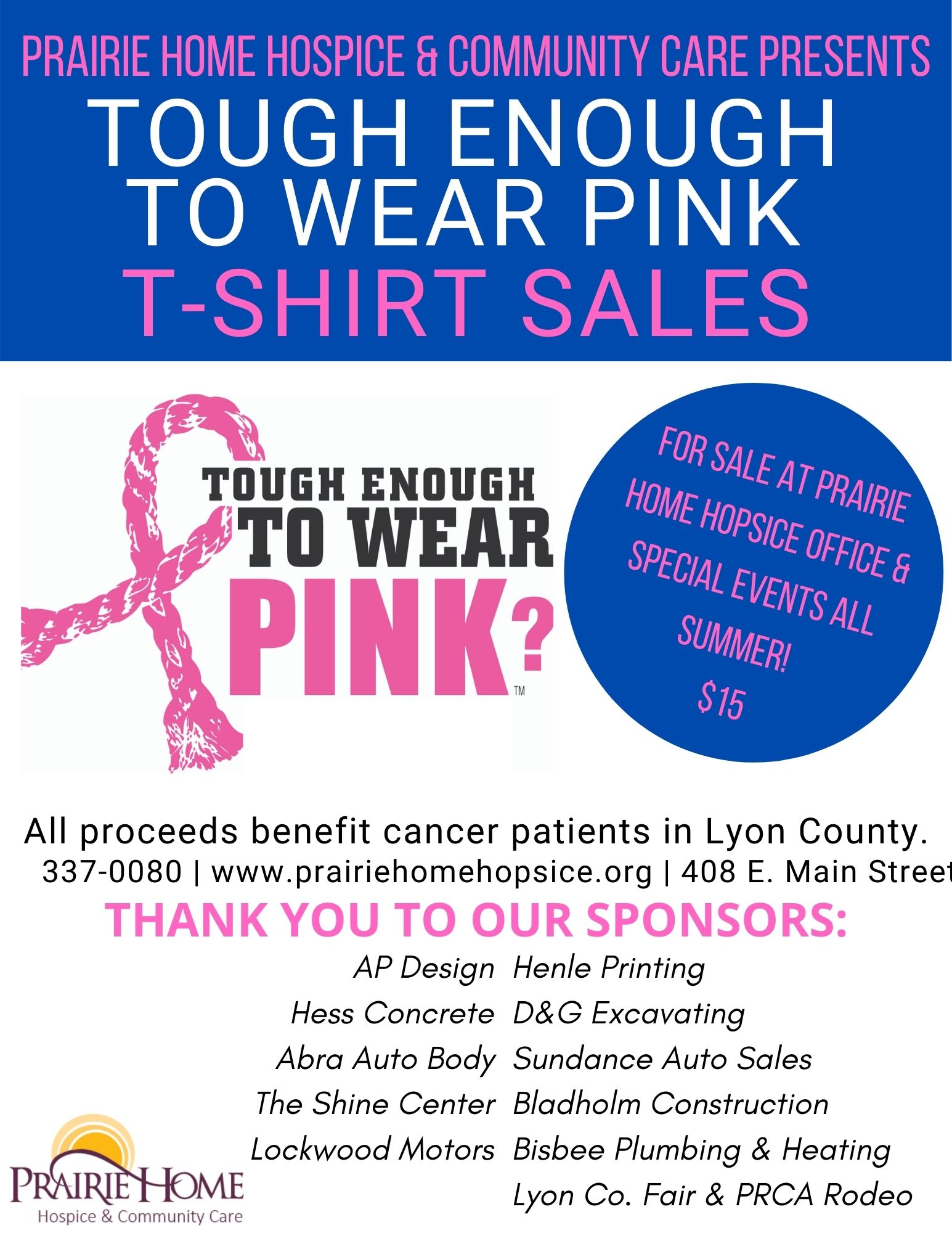Tough Enough To Wear Pink Campaign 2021 Prairie Home 6864
