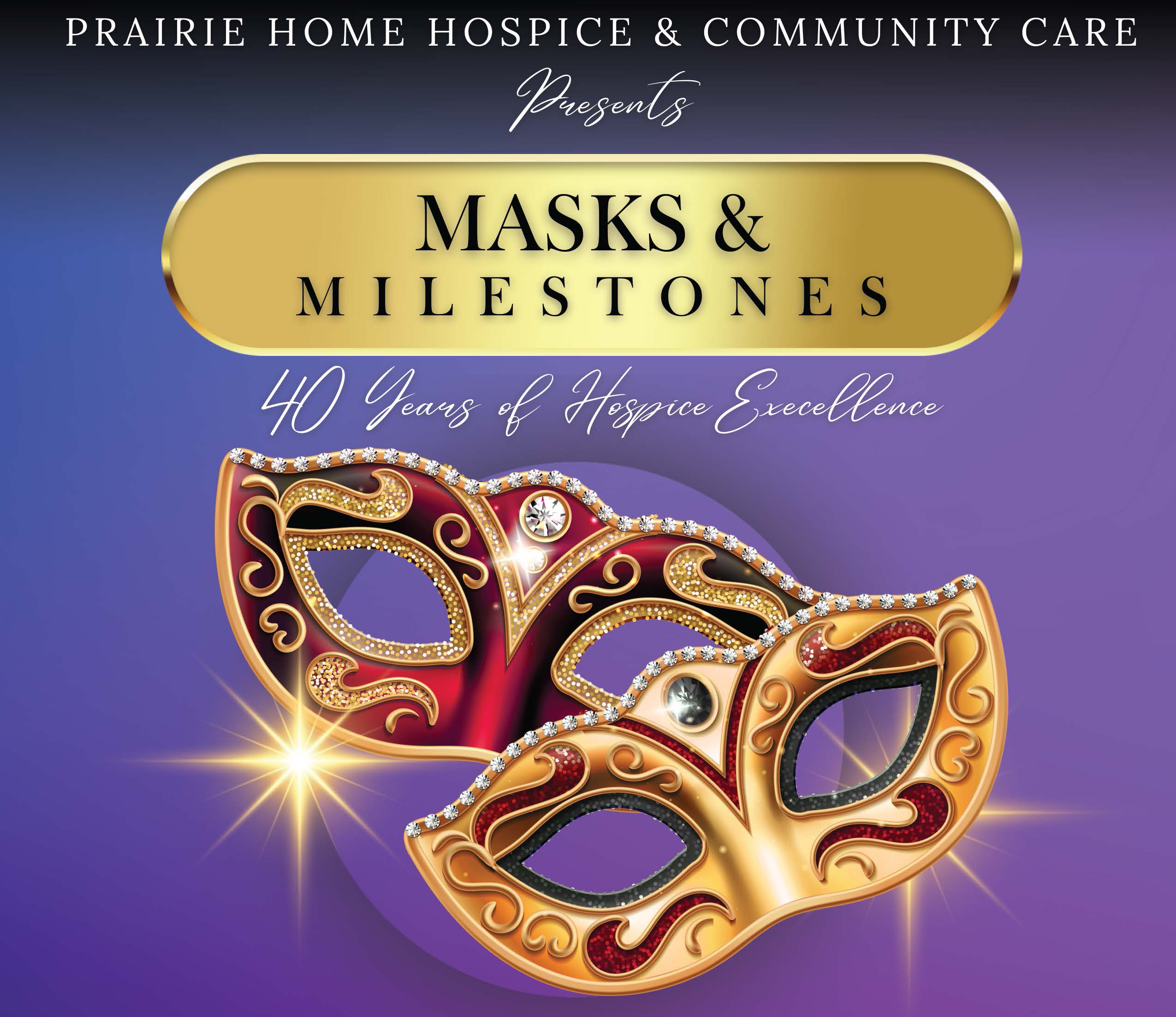 Masks & Milestones Charity Event and Auction